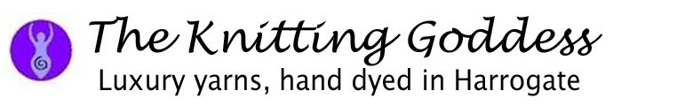 The Knitting Goddess, site logo.